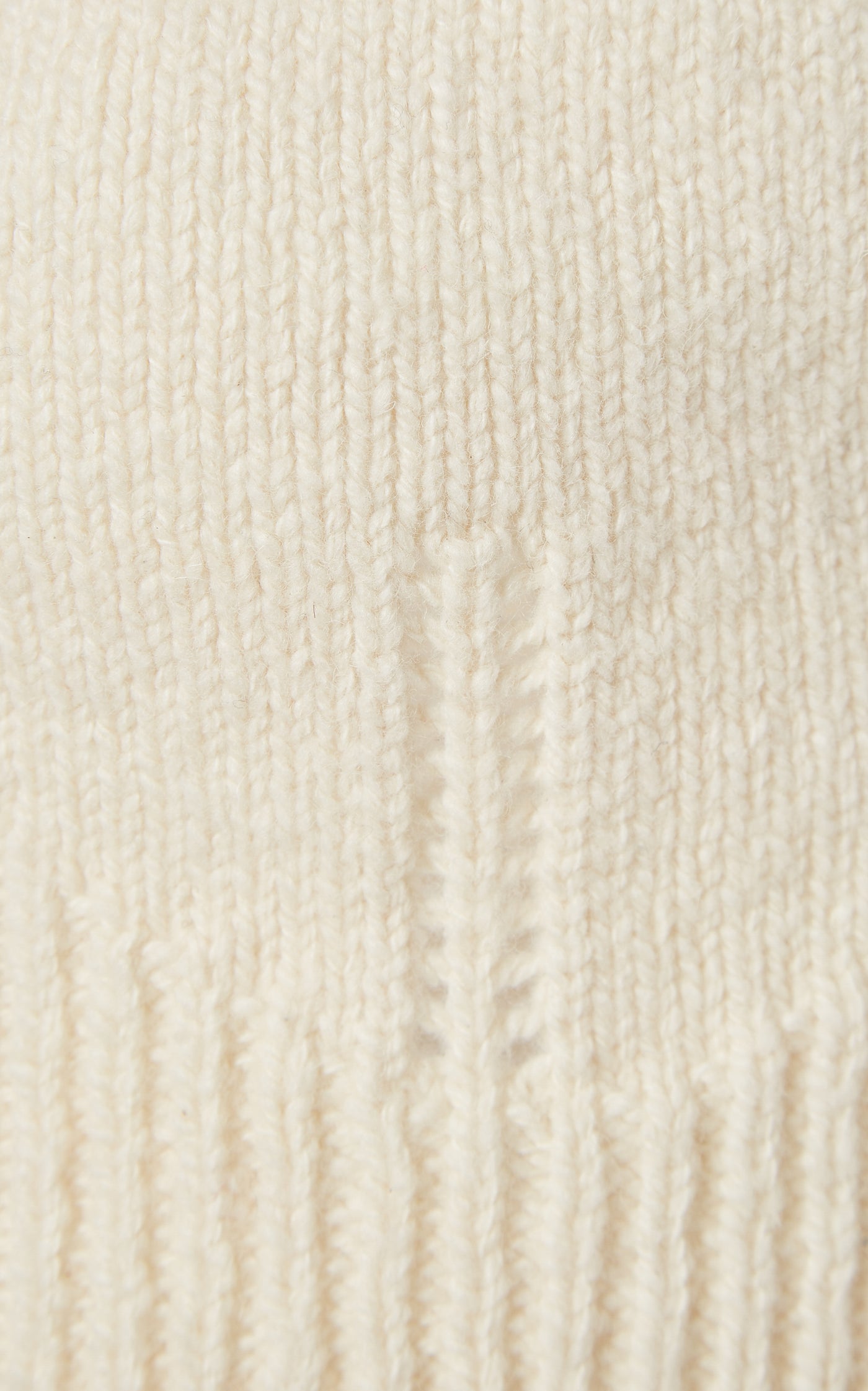 Ribbed Knit Cotton-Wool Bralette