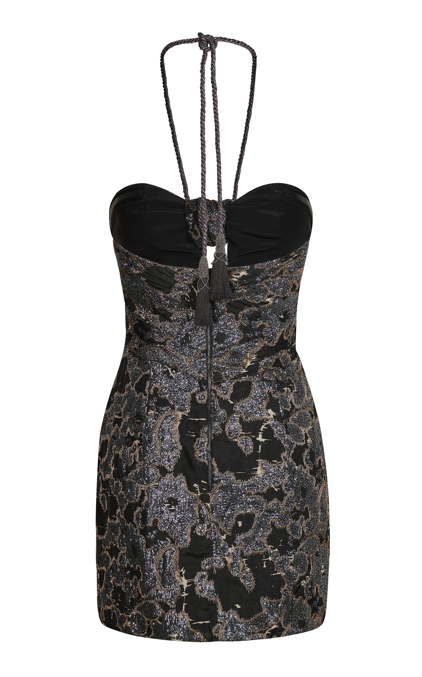 Distinguished Avardians Silk Mini Dress