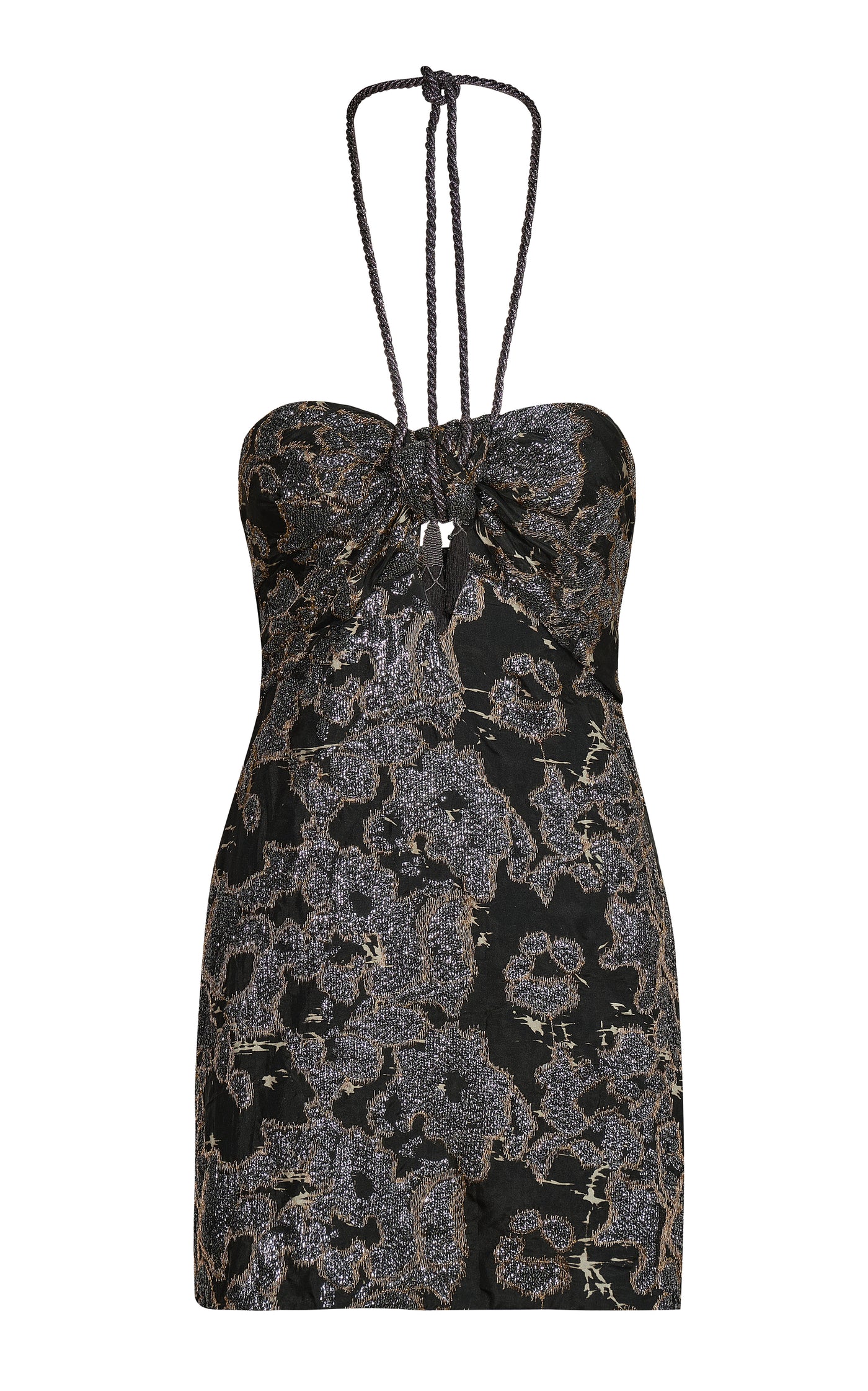 Distinguished Avardians Silk Mini Dress
