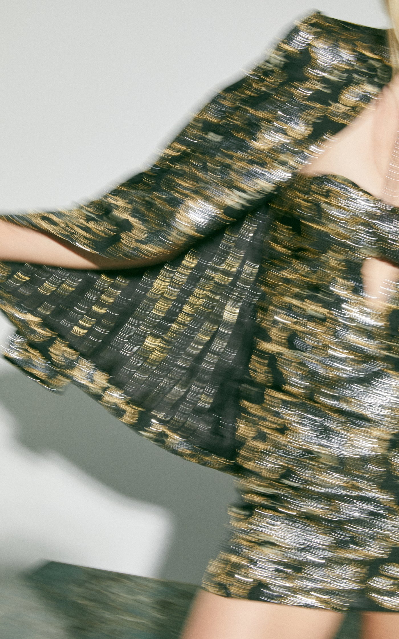 Distinguished Avardians Silk Mini Dress
