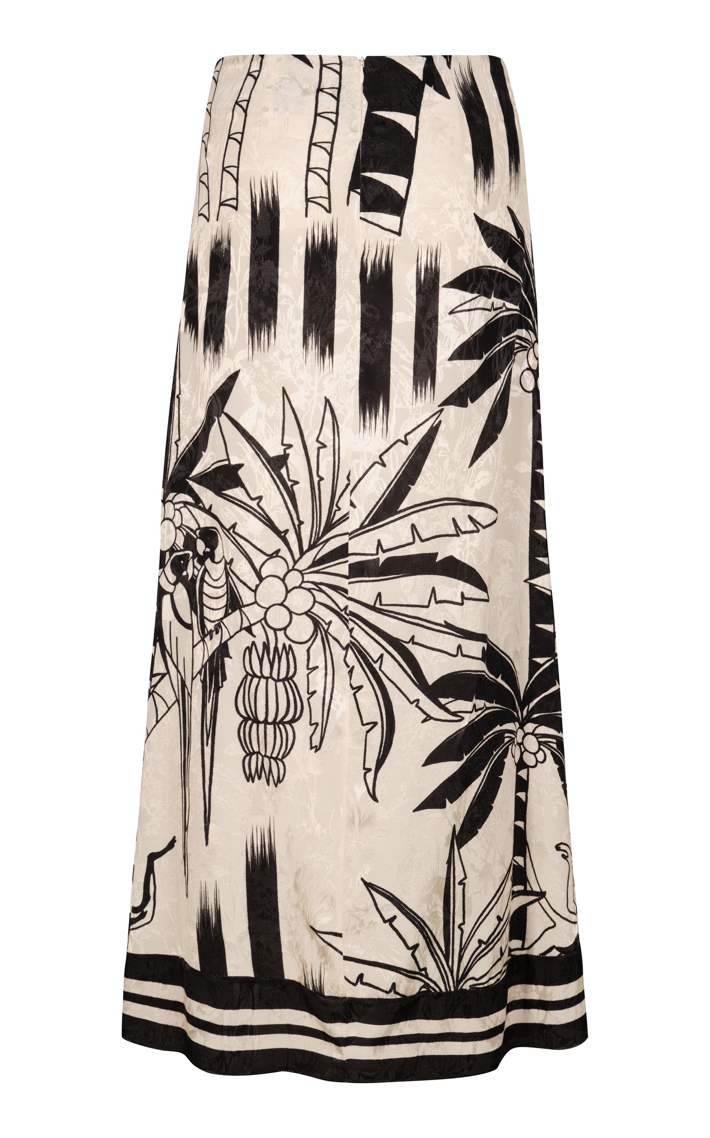 Dusty Trail Jacquard Midi Skirt