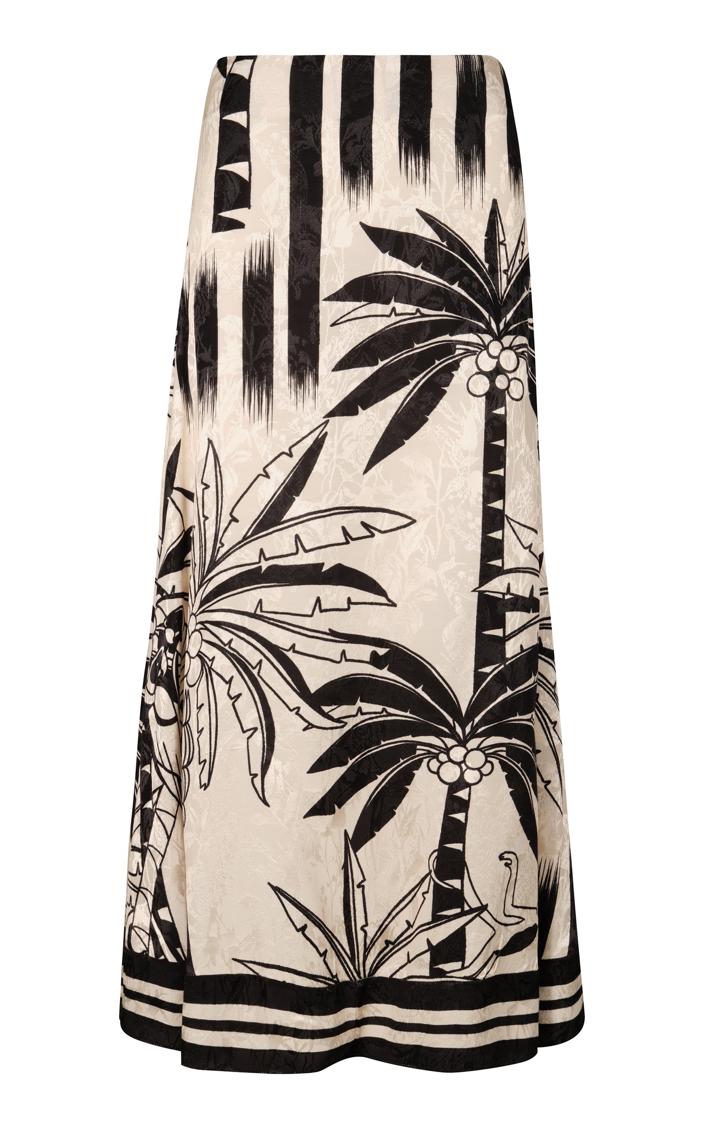 Dusty Trail Jacquard Midi Skirt