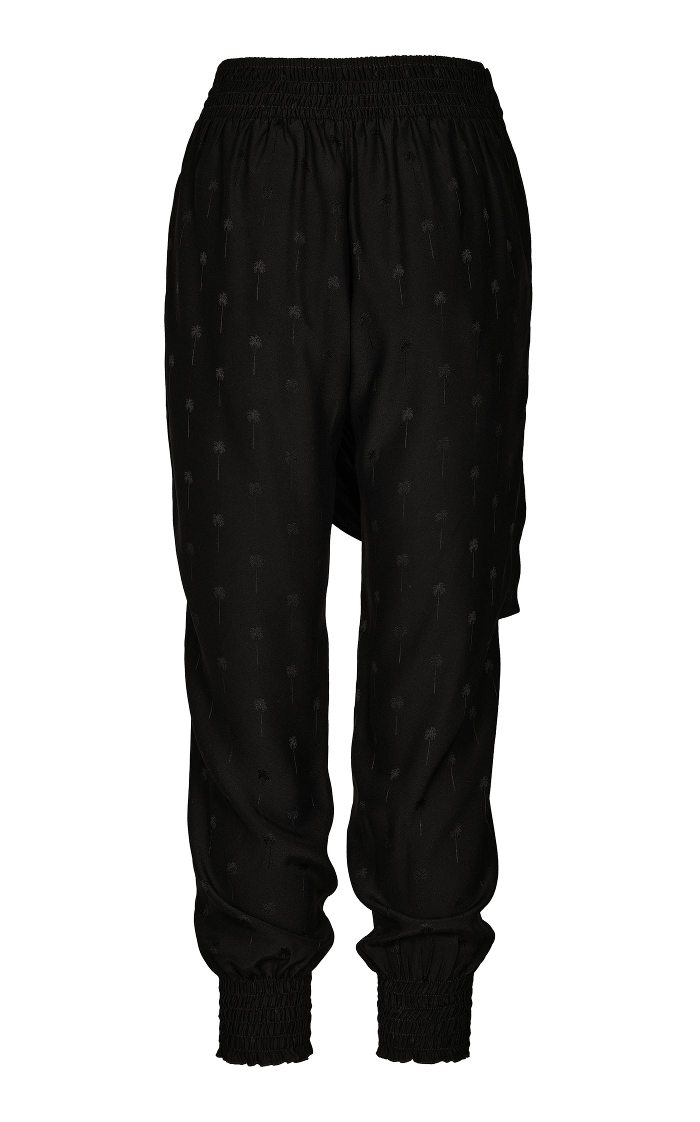 Wild West Woman Draped Silk Skinny Pants