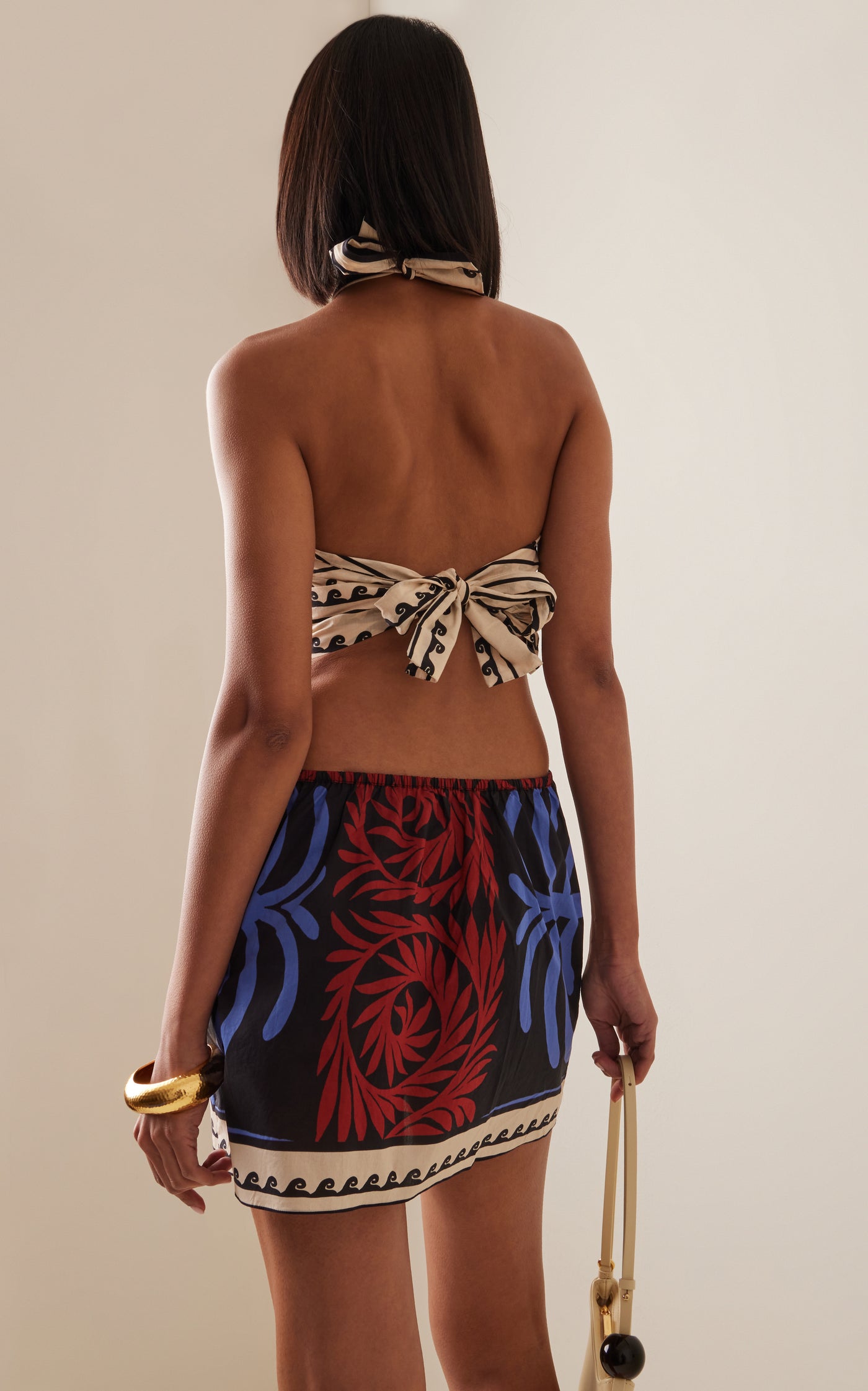 Awash Mystery Cotton Mini Dress