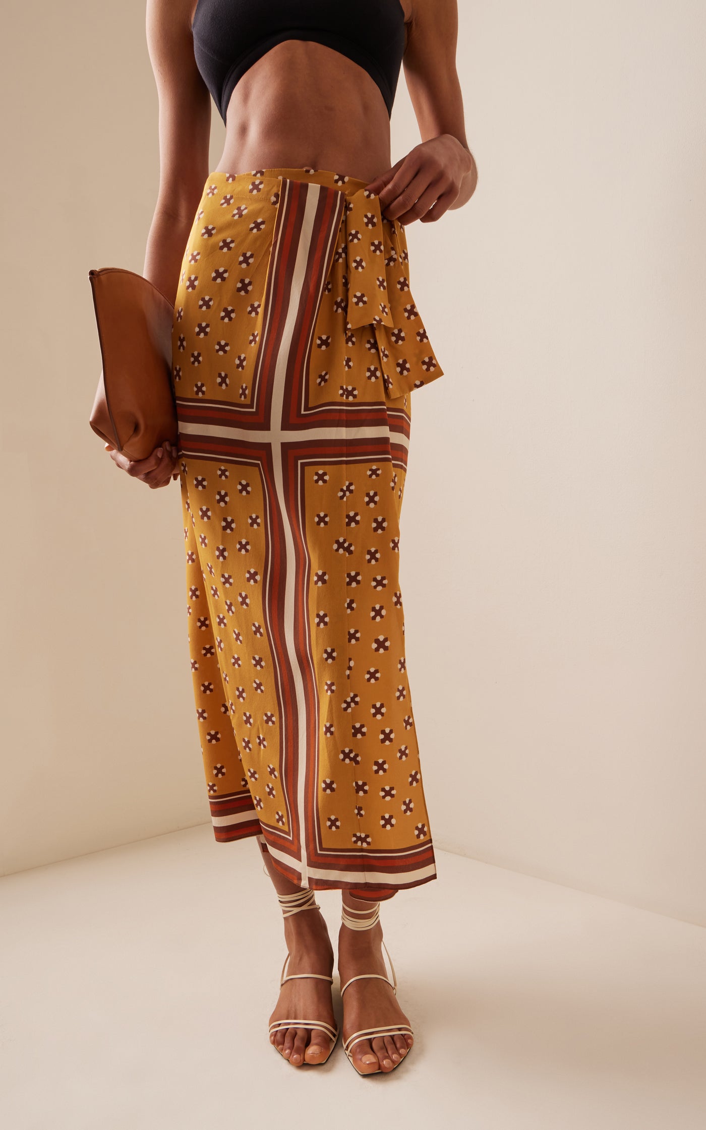 Low Tempo Silk Midi Shirt Dress