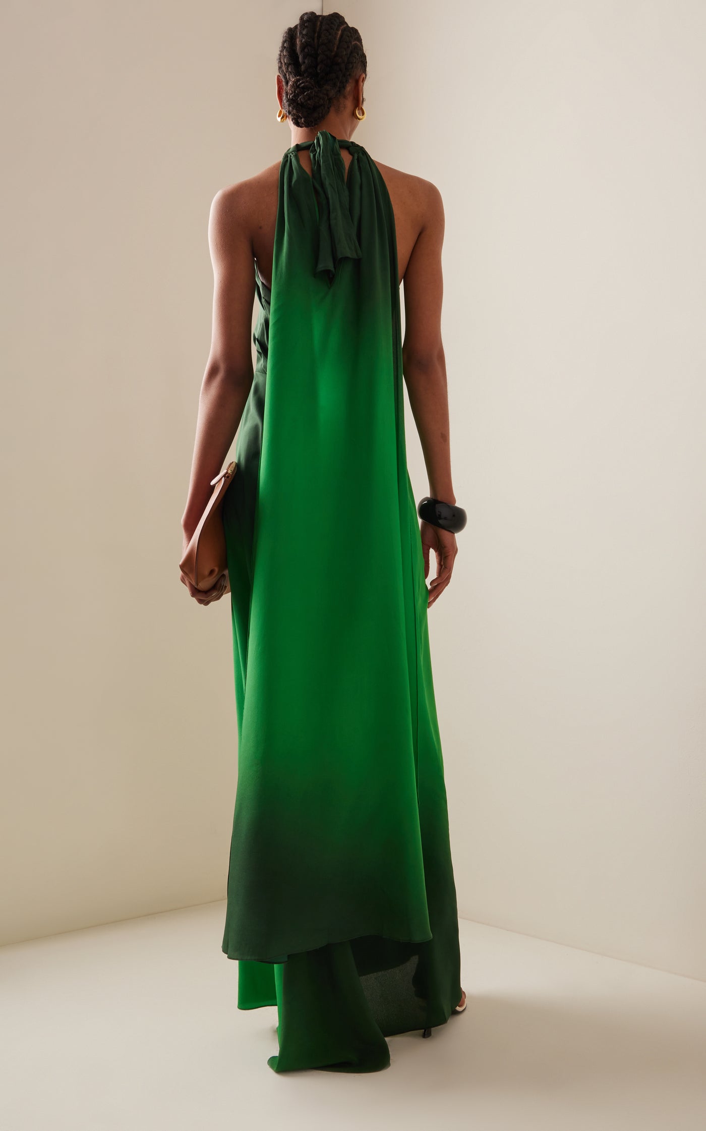 Exclusive Perfume Memory Silk Maxi Dress