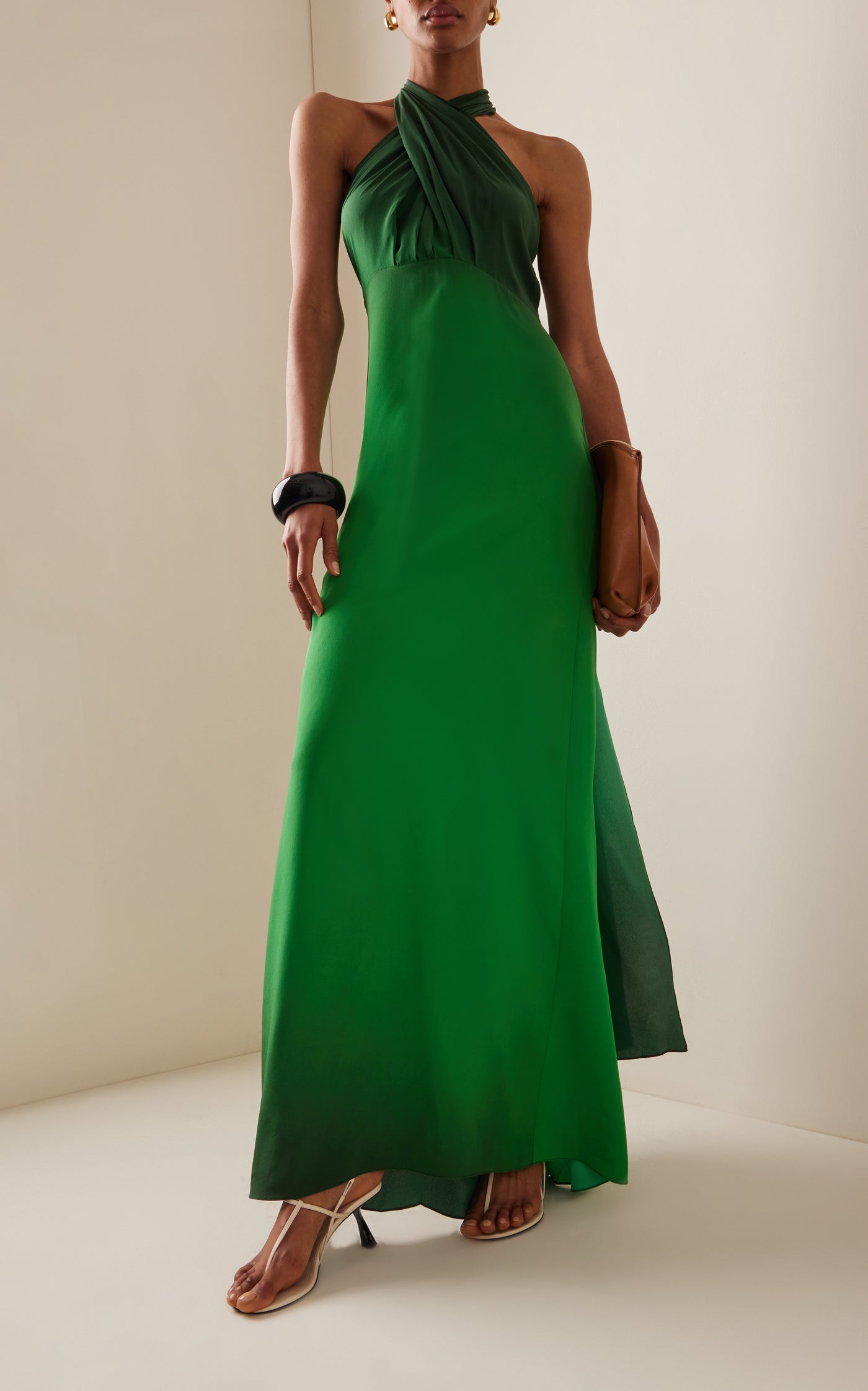 Exclusive Perfume Memory Silk Maxi Dress