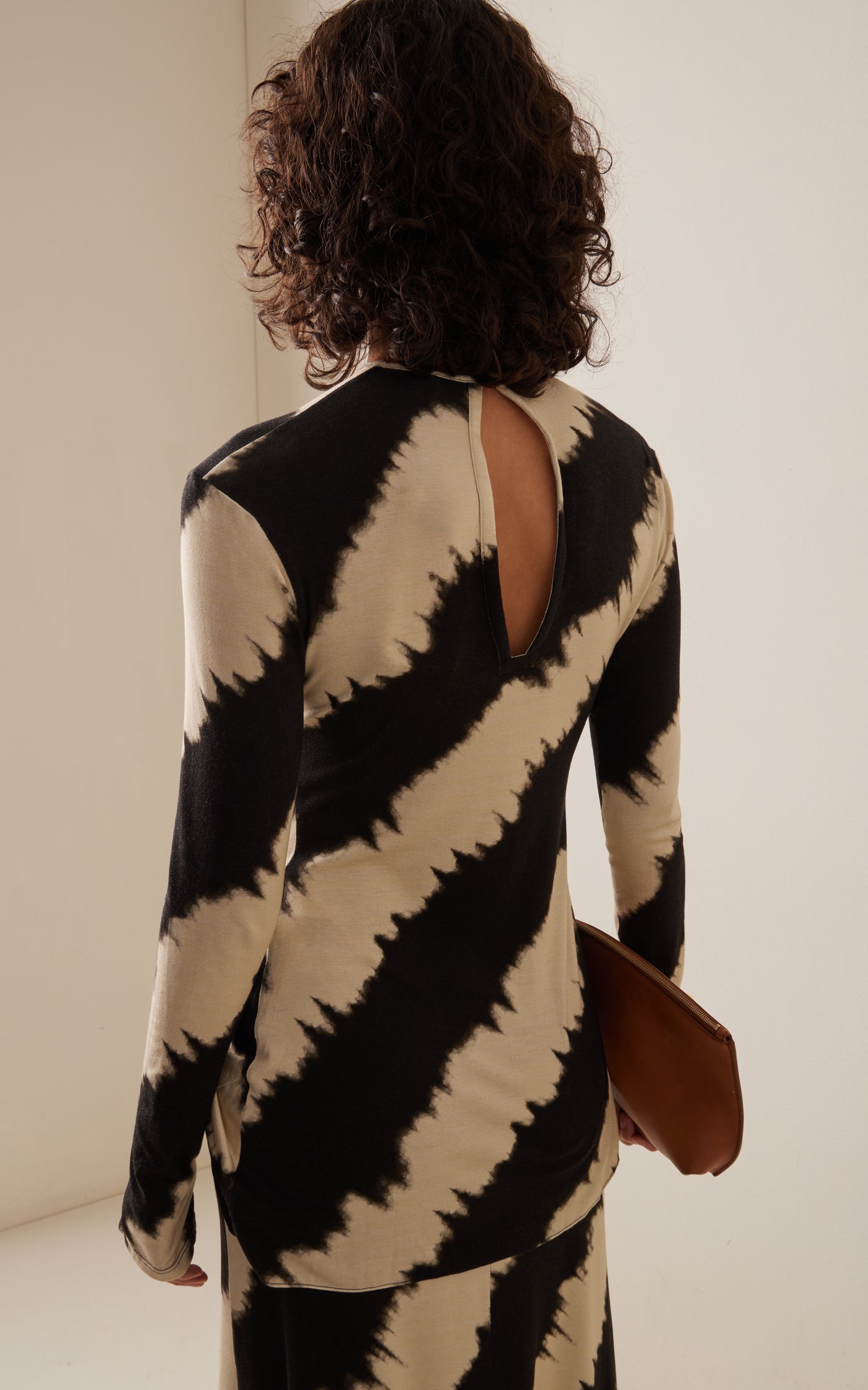 Haven Of Reverie Knotted Jersey Top