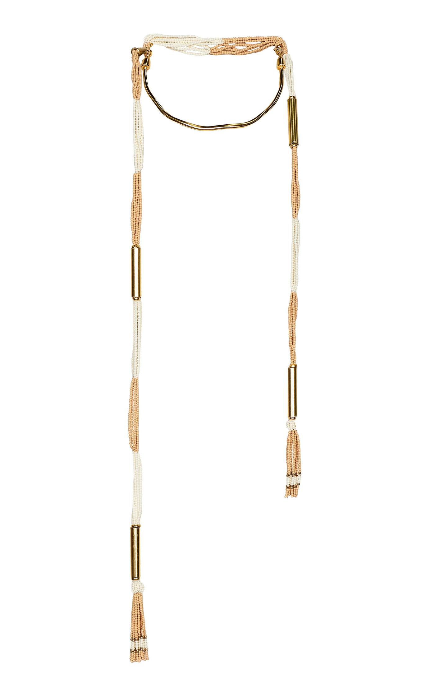 Love Stampede Beaded Tassel Necklace