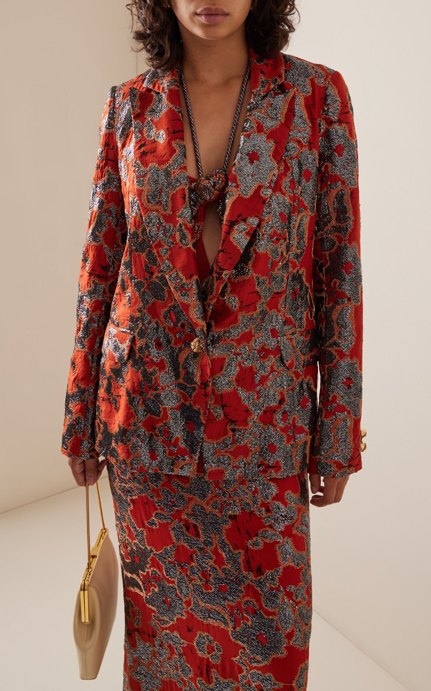 Truly Treasured Silk Blazer