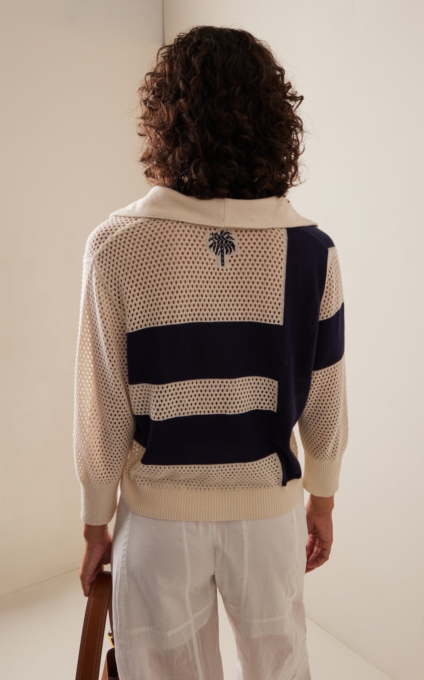 Rio Mara Knit Cotton Polo Top