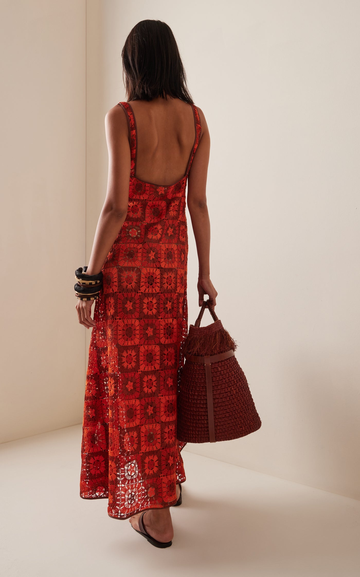 Birdsong Crocheted Midi Dress
