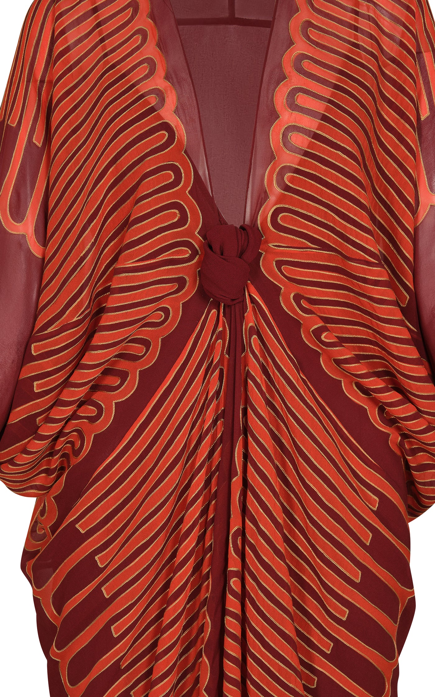 Sensory Tapresty Silk Caftan Dress