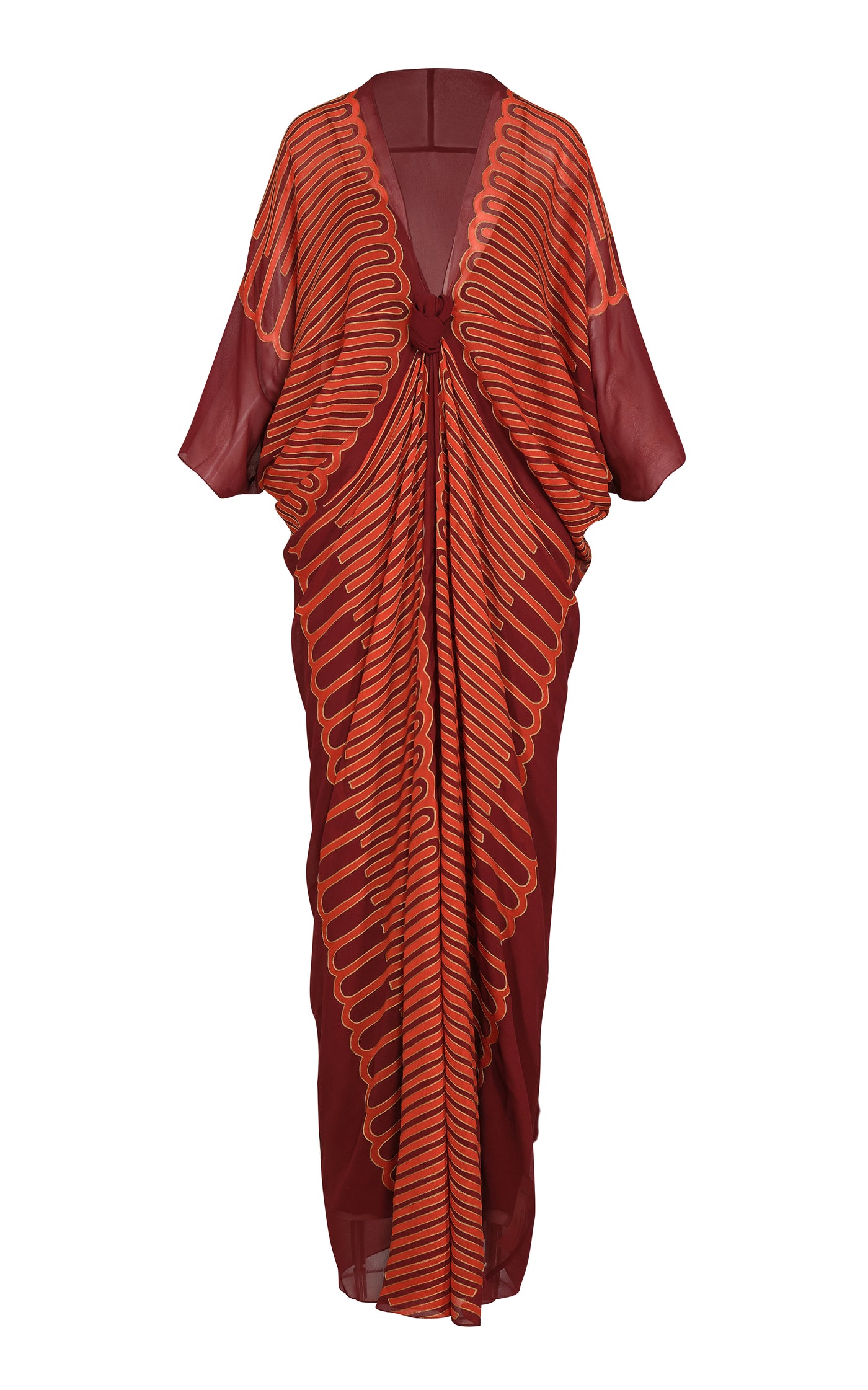 Sensory Tapresty Silk Caftan Dress