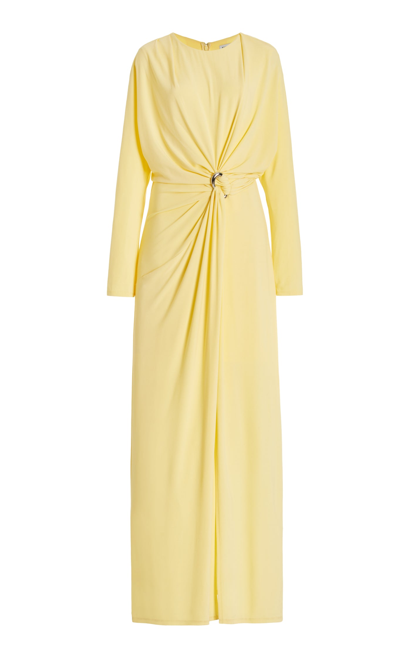 Maise Ring-Detailed Crepe Maxi Dress