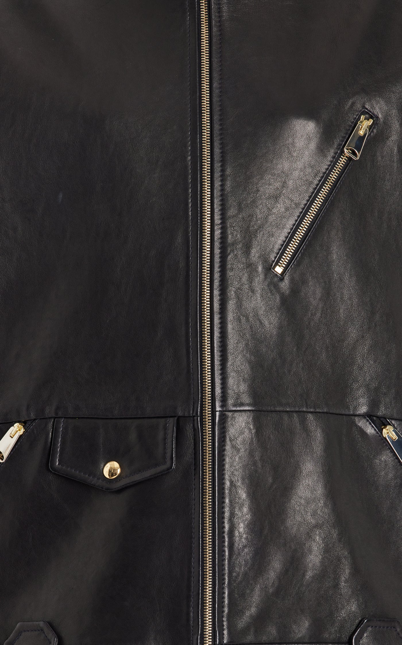 Shallin Oversized Leather Jacket
