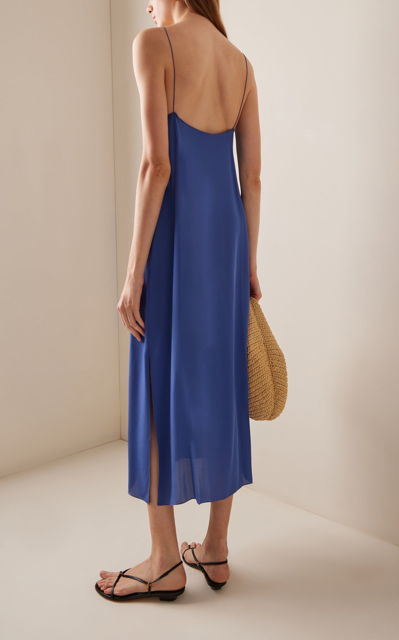 Sicily Silk Midi Dress