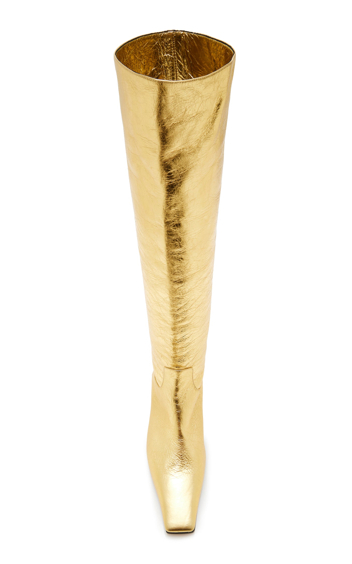 Marfa Metallic Leather Knee-HighBoots