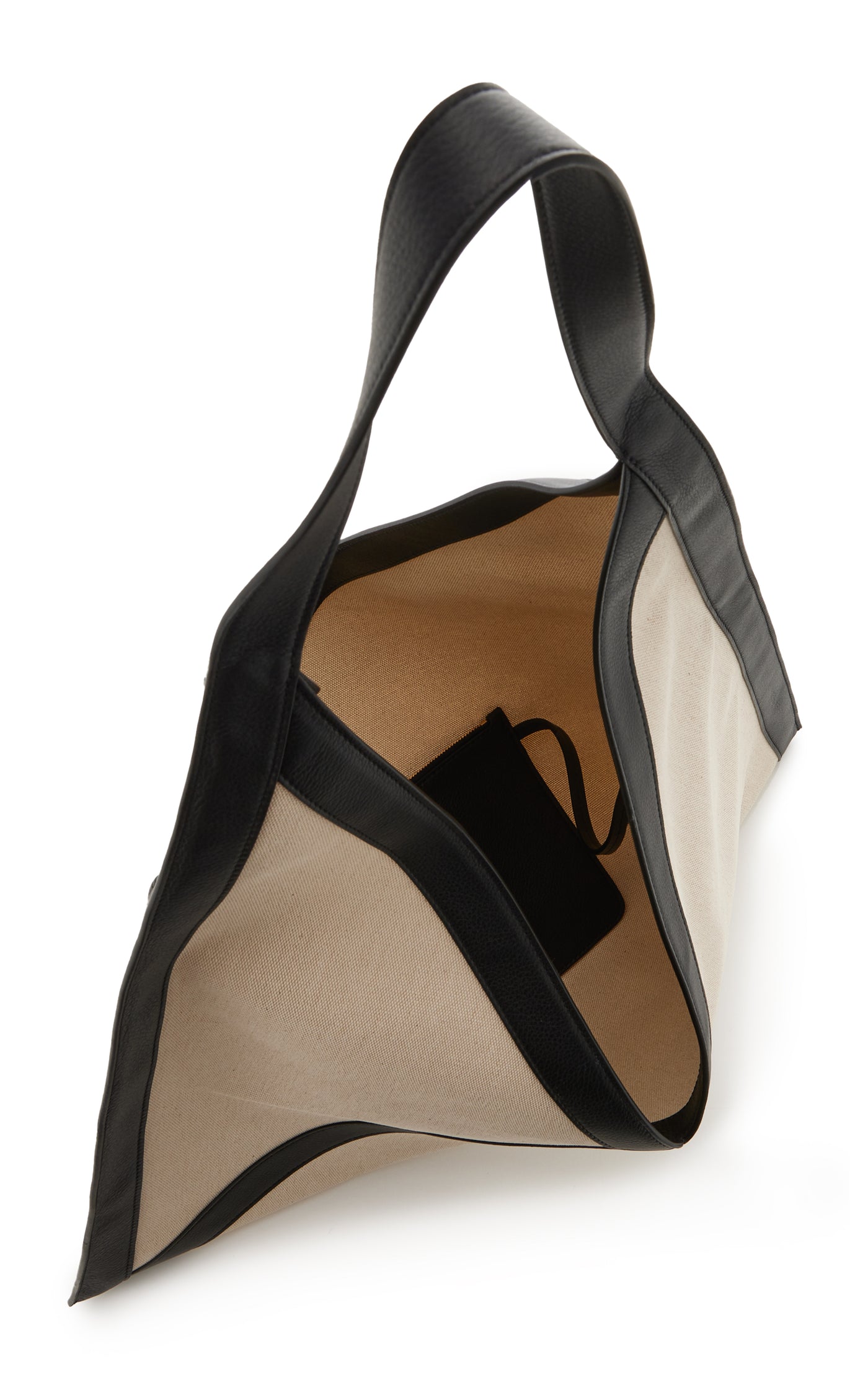 Sara Cotton & Leather Tote Bag