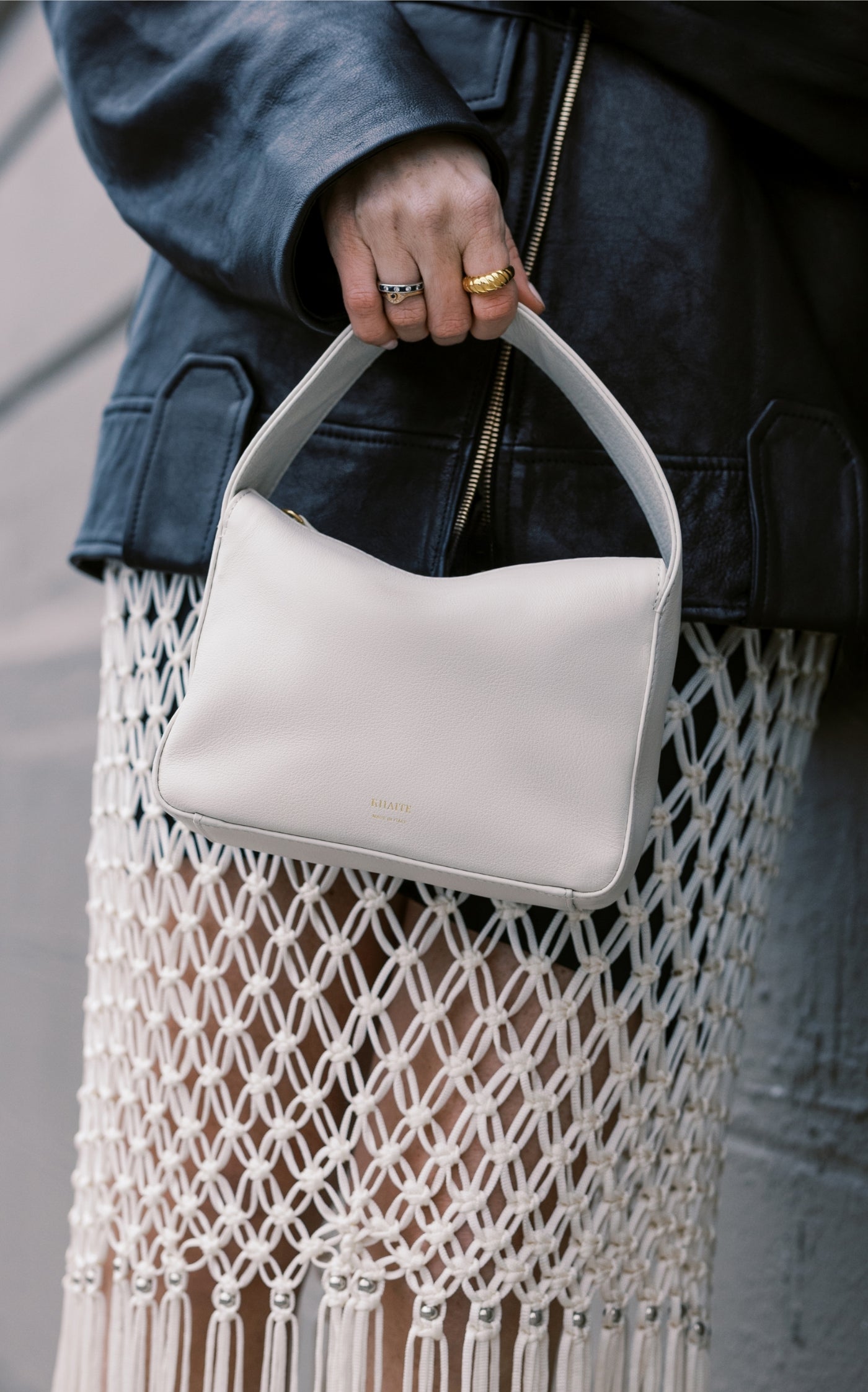 Elena Small Leather Bag