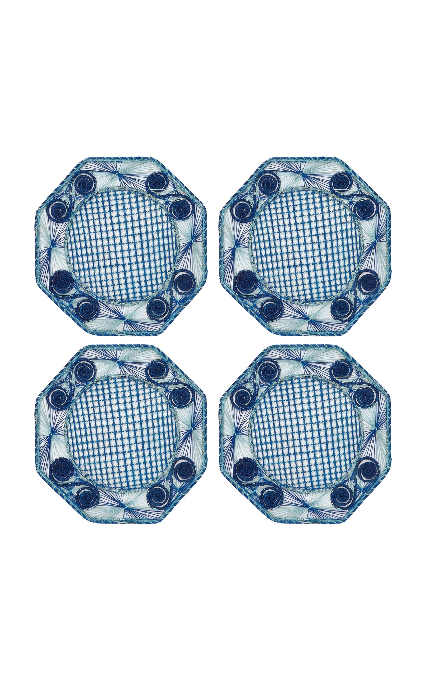 Exclusive Set-of-Four Raffia Placemats