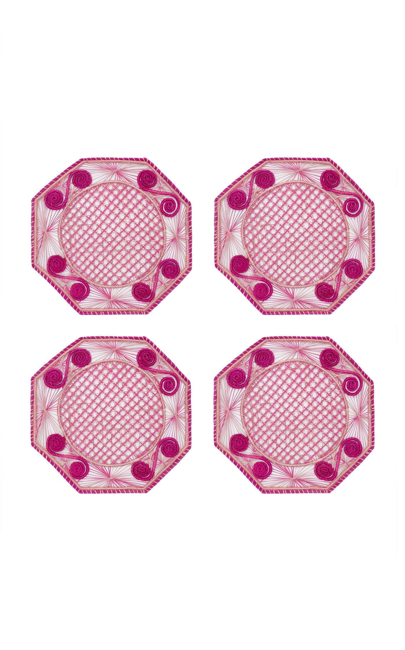Exclusive Set-of-Four Raffia Placemats