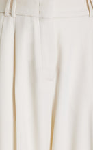 Exclusive Stretch-Wool Pants - off-white