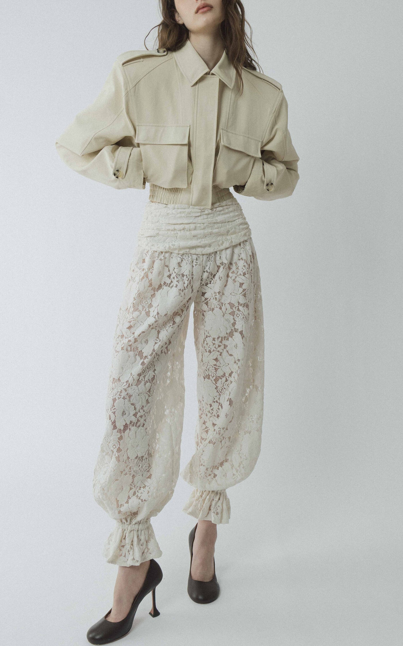 Cropped Boxy Cotton Jacket Exclusive