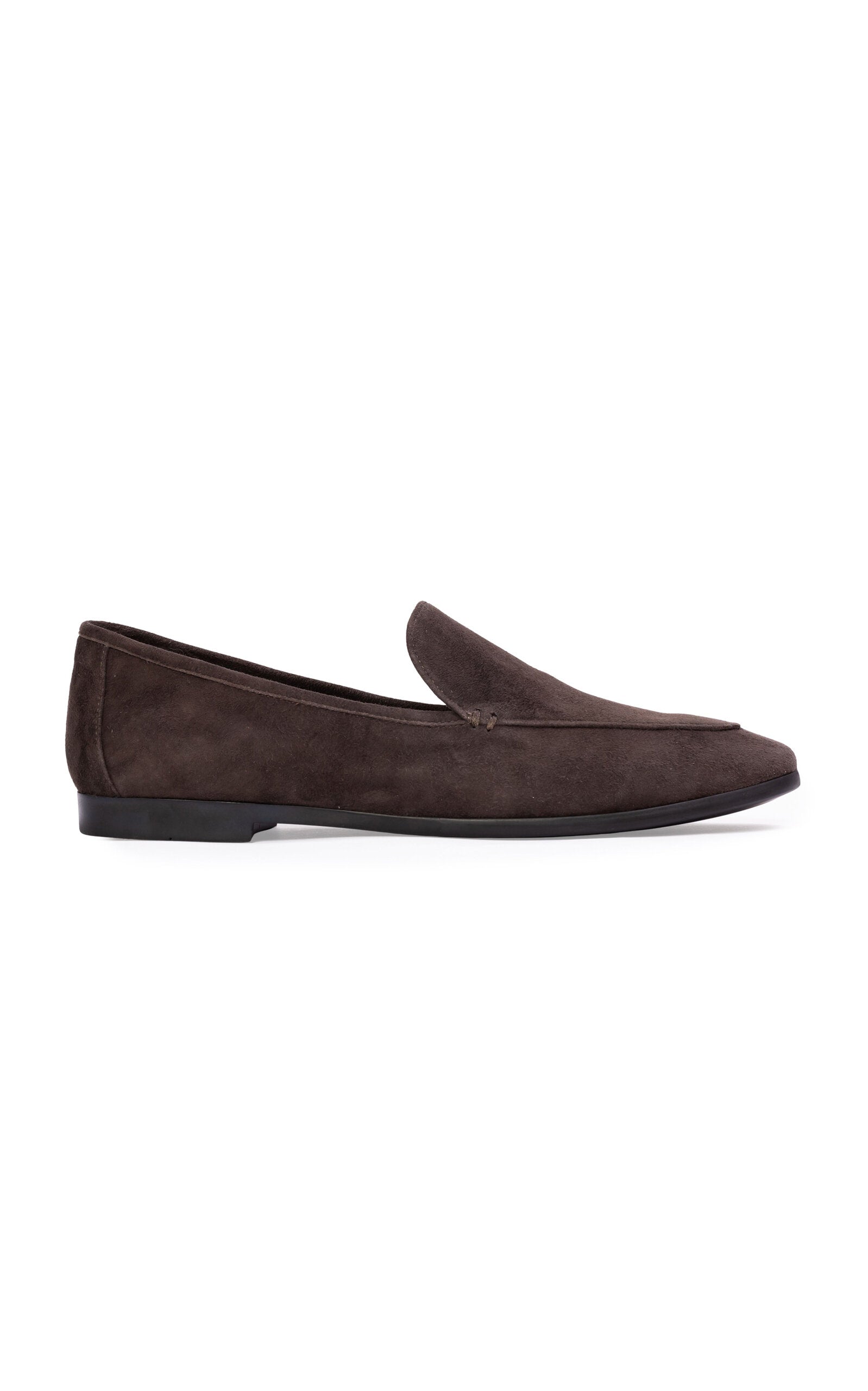 Allie Suede Loafers - brown