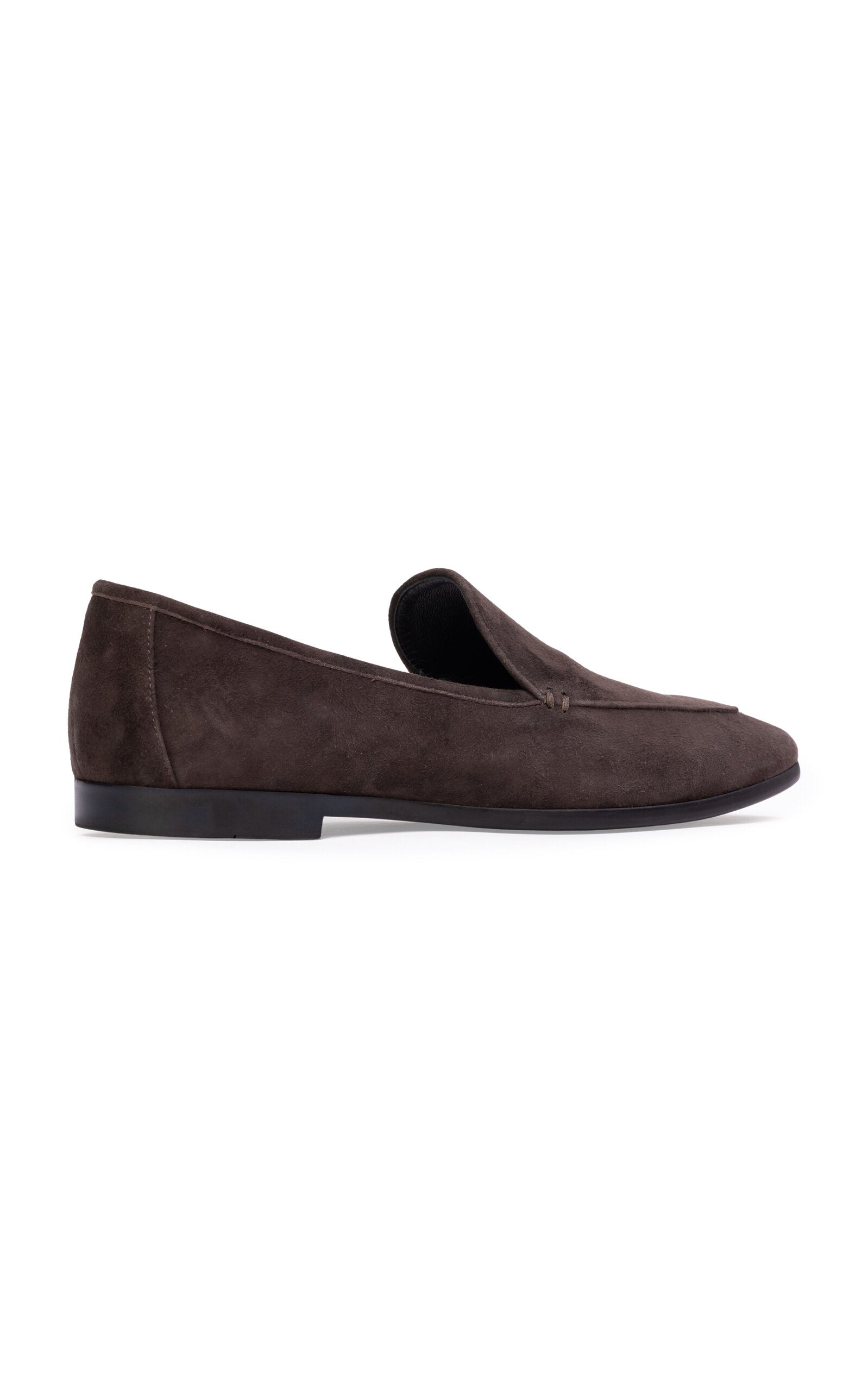 Allie Suede Loafers - brown