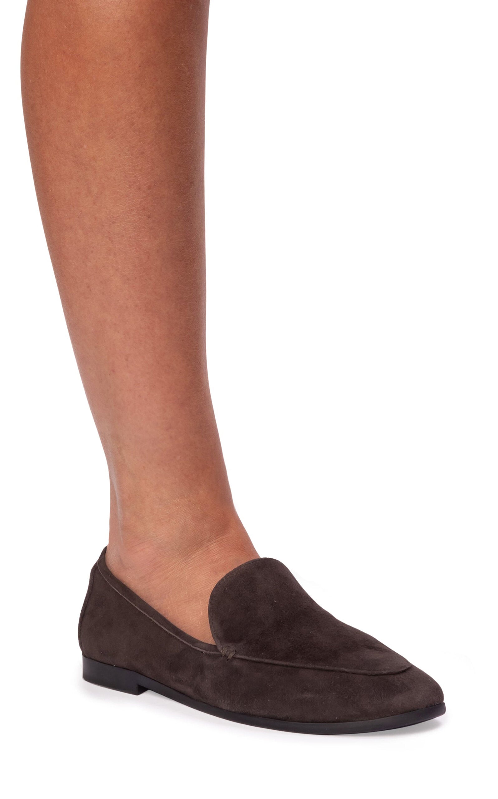 Allie Suede Loafers - brown