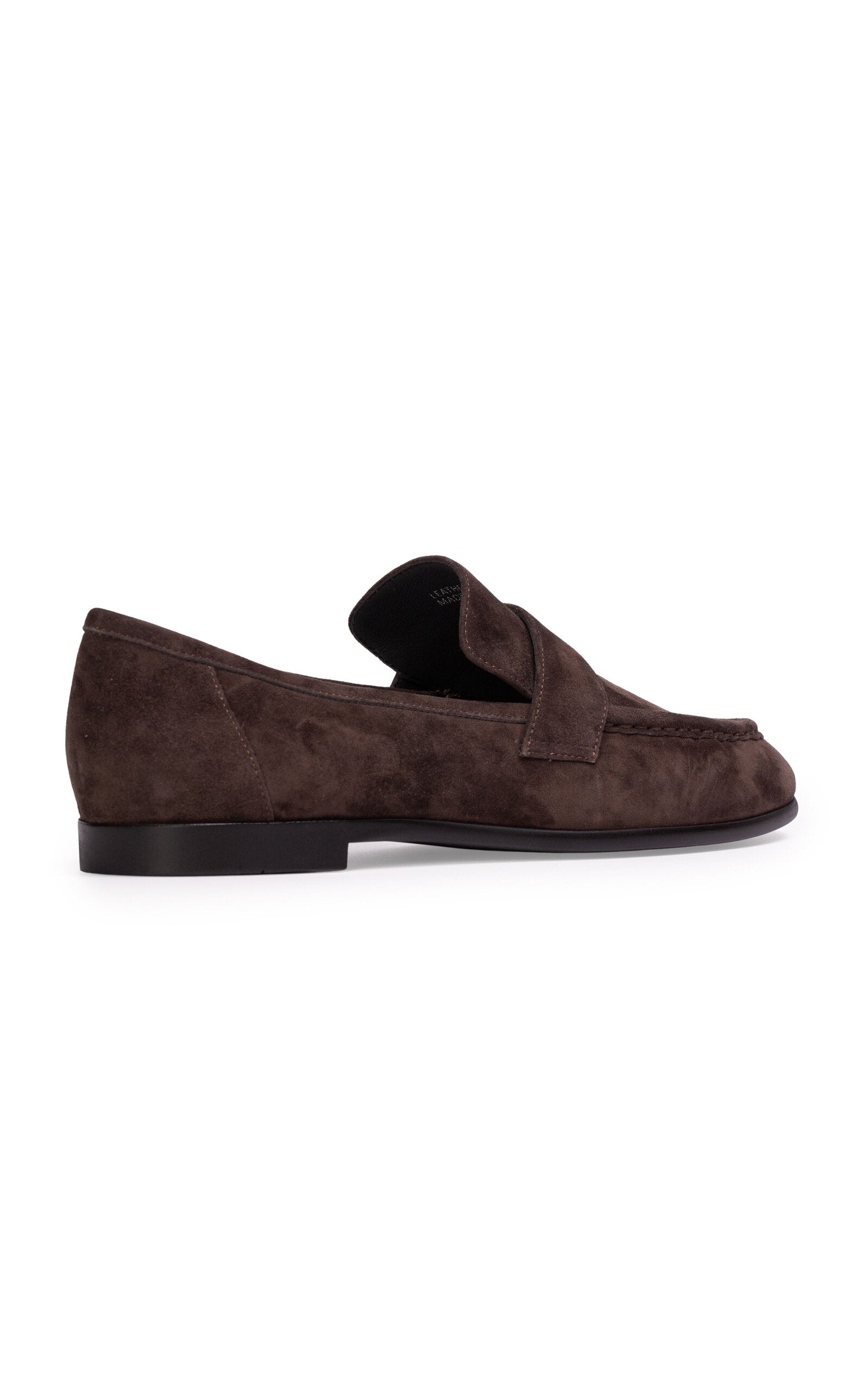 Arrow Suede Loafers - brown