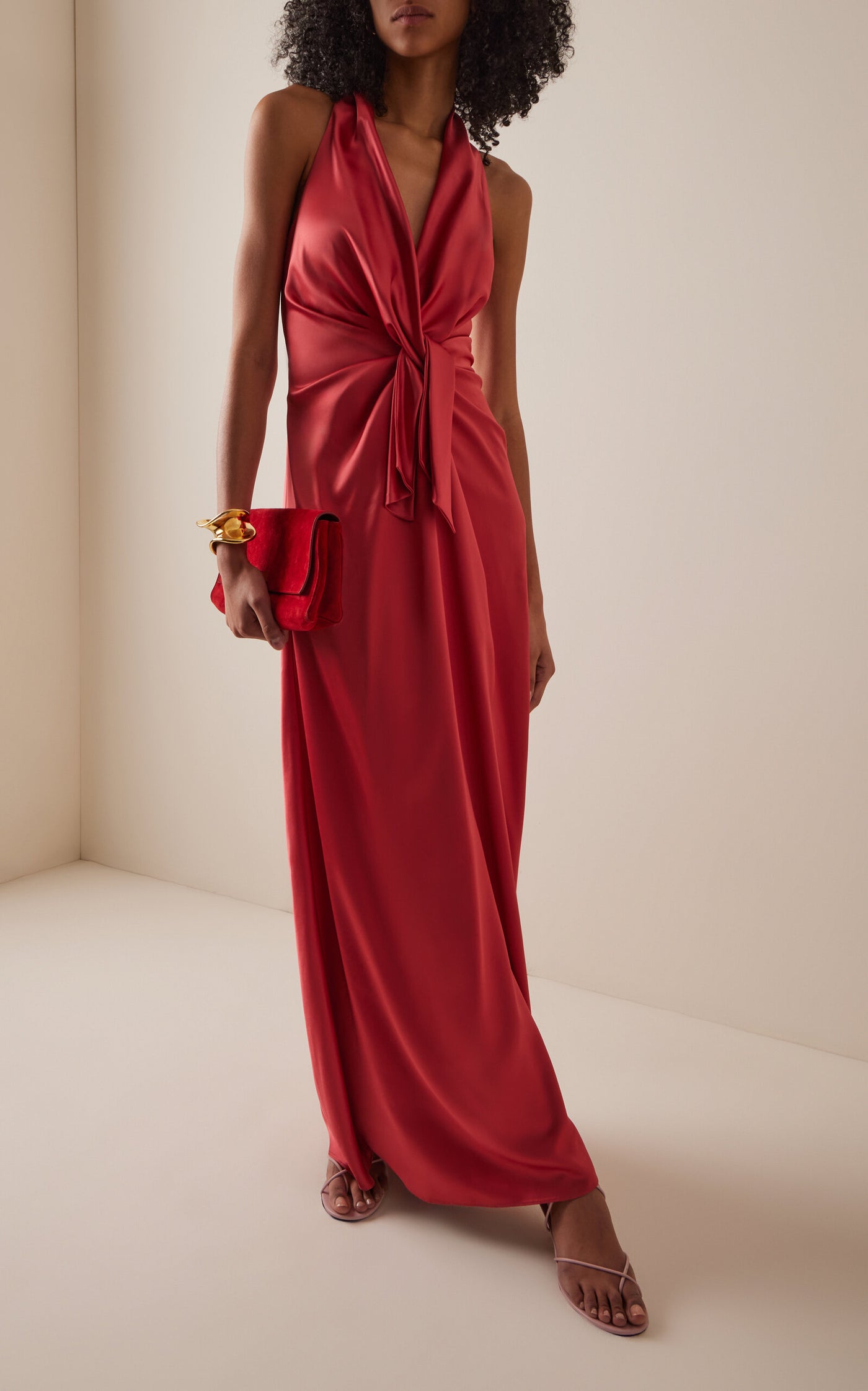 Ava Satin Gown