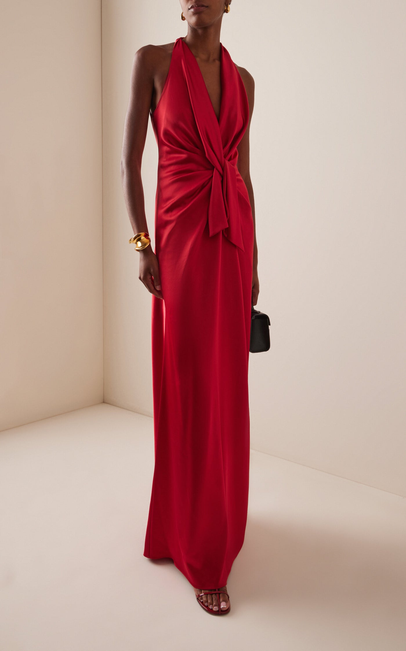 Ava Satin Gown