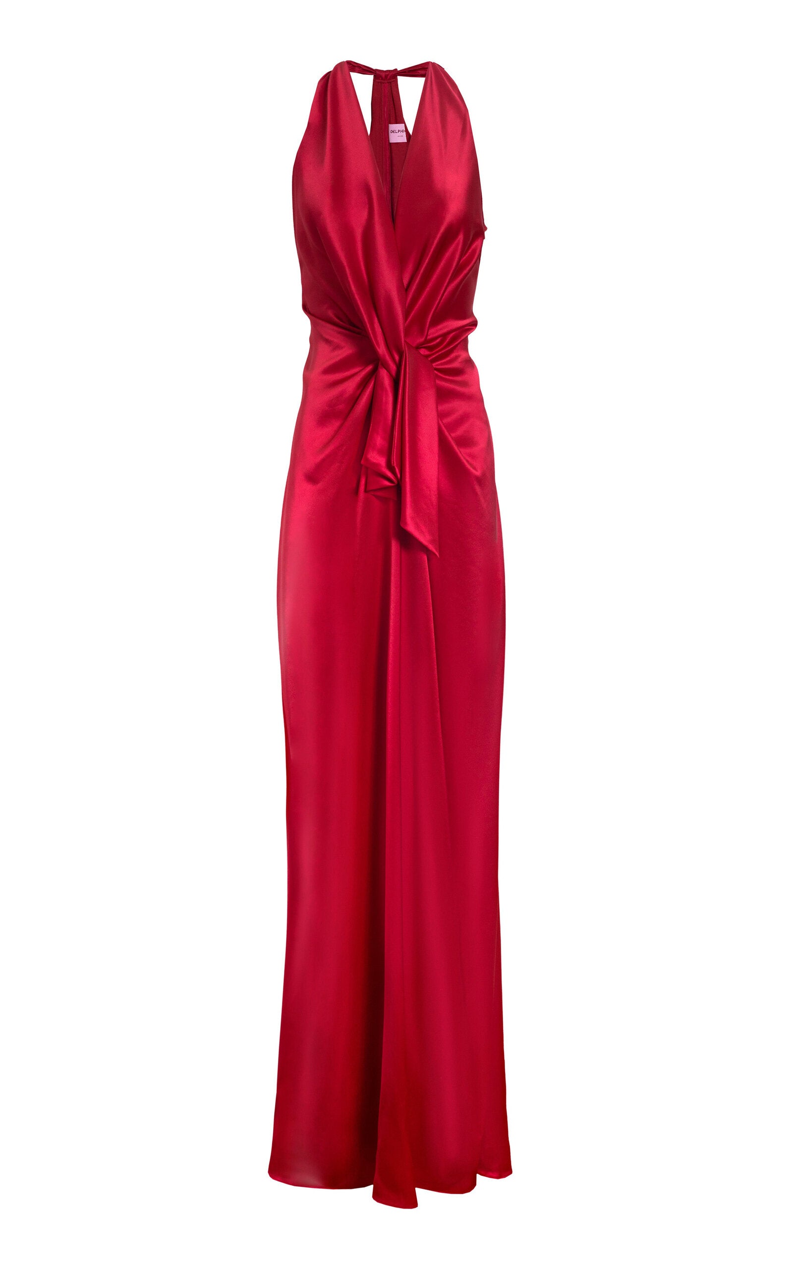Ava Satin Gown - red