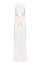 Ava Satin Gown - white