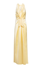 Ava Satin Gown - yellow