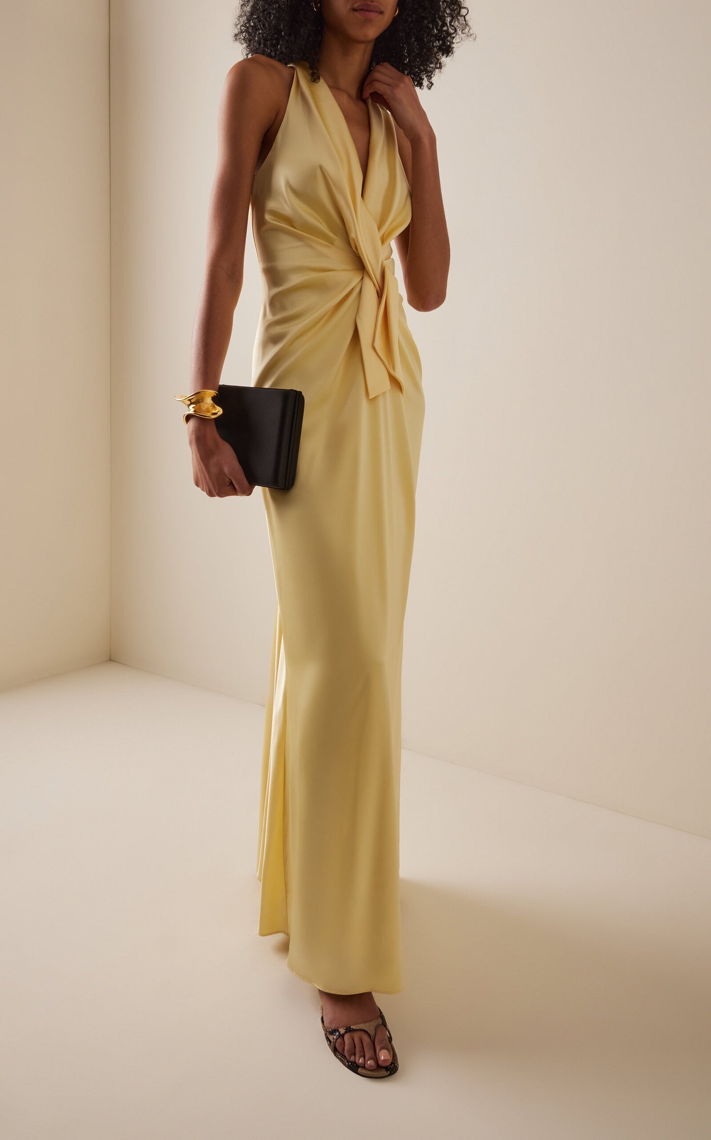 Ava Satin Gown