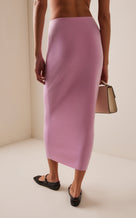 Cassidy Wool Maxi Skirt - pink