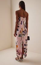 Exclusive Rayna Floral Crepe Maxi Dress - multi