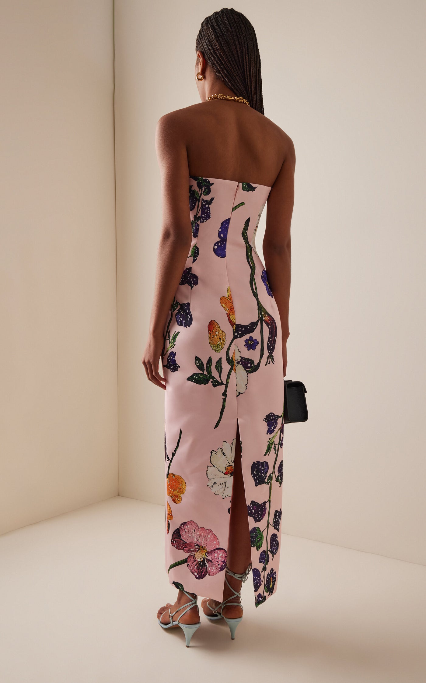 Exclusive Rayna Floral Crepe Maxi Dress