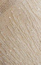SpecialOrder-Pearl-Fringed Mini Dress - ivory