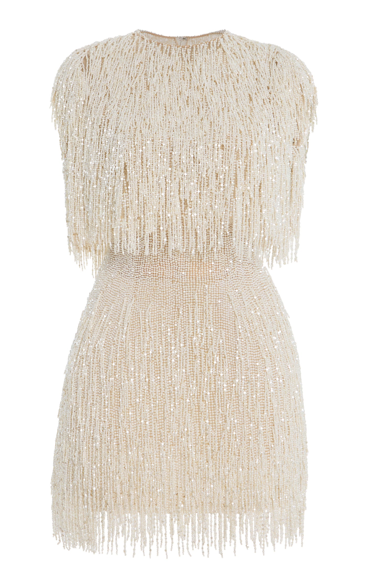 SpecialOrder-Pearl-Fringed Mini Dress