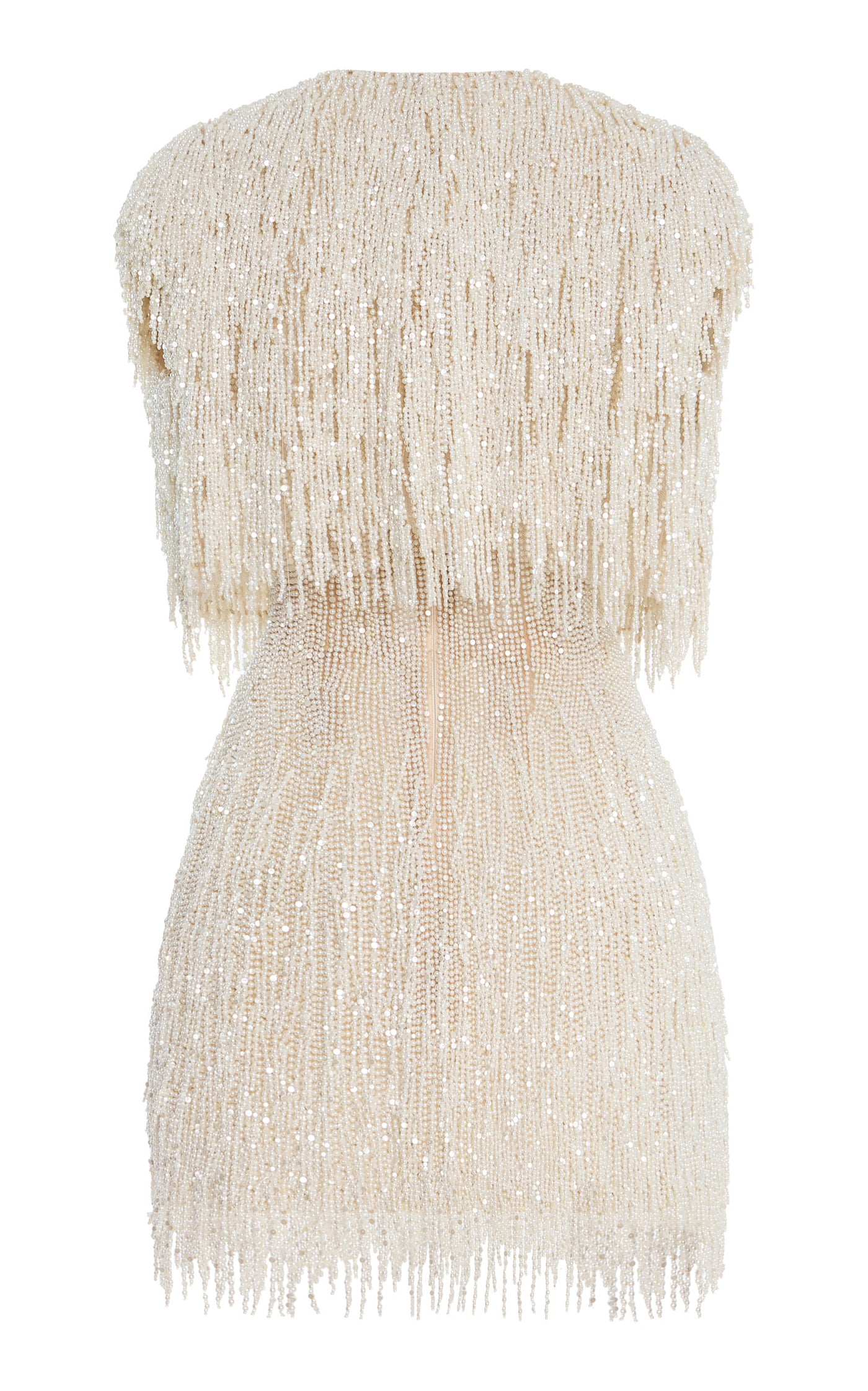 SpecialOrder-Pearl-Fringed Mini Dress