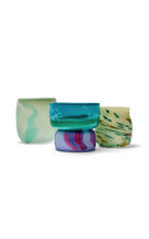 Exclusive Teal Bowl With Seafoam Spots And Jade Strokes - green