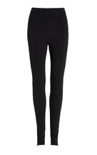 Cork High-Rise Jersey Leggings - black