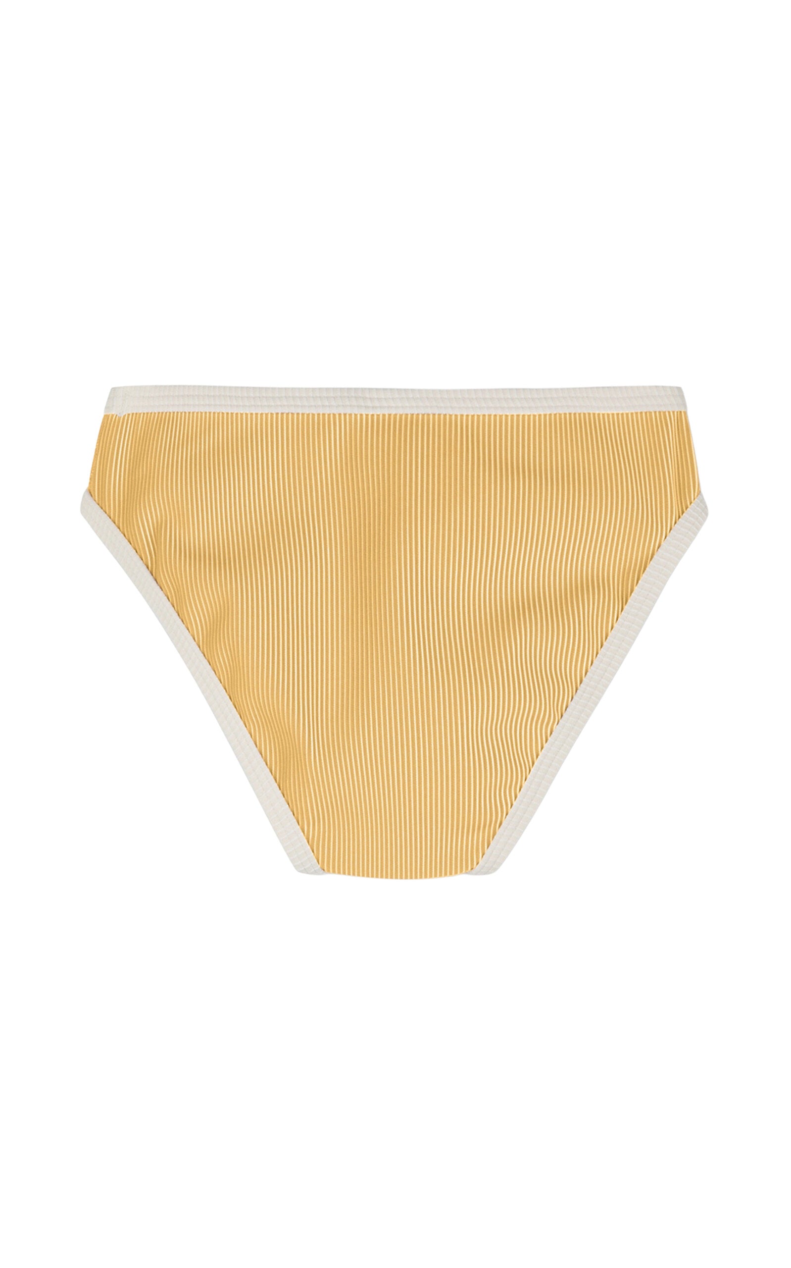 Mini Stripe Bikini Bottom - yellow