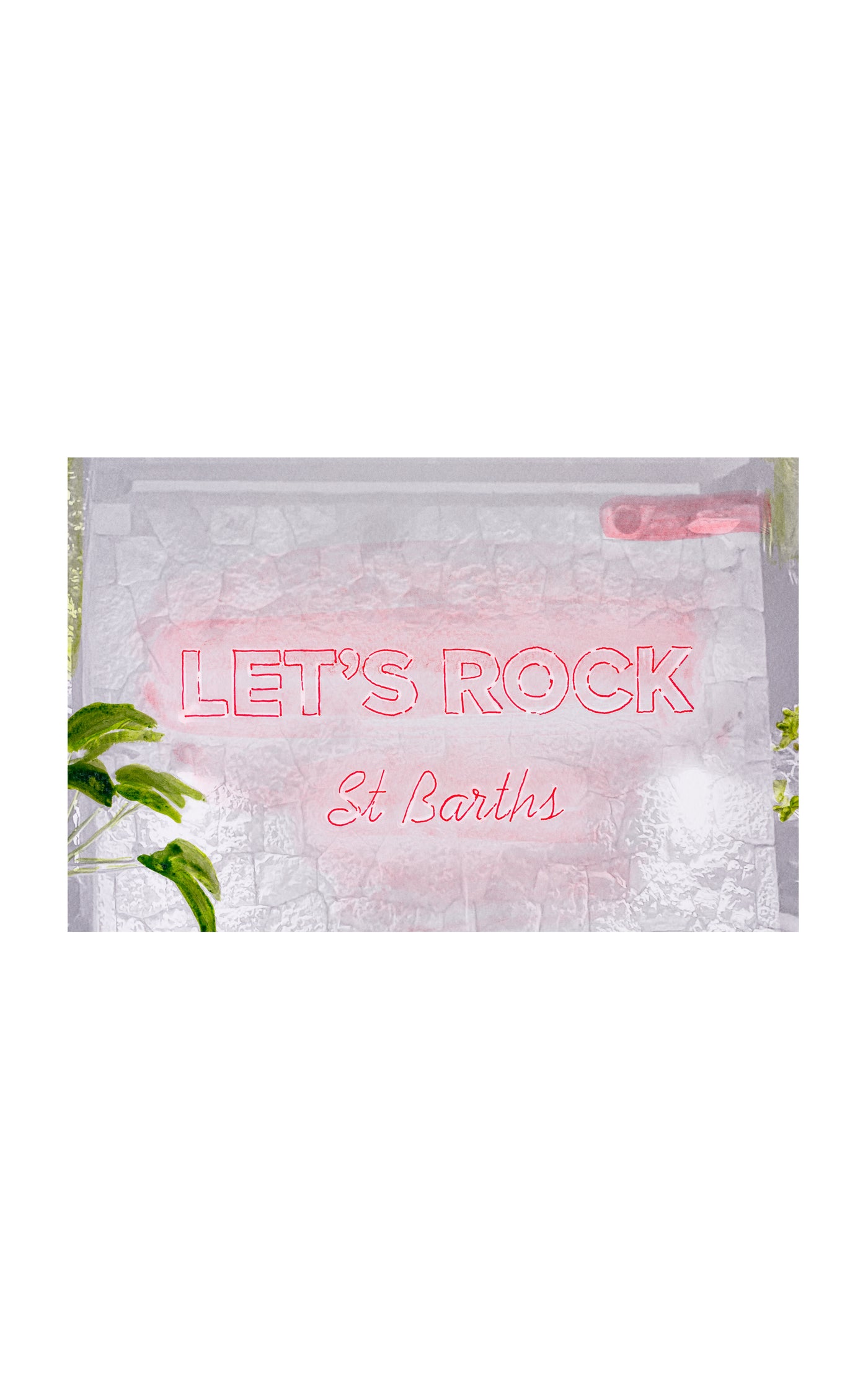 St. Barth's Eden Rock Painted Photograph