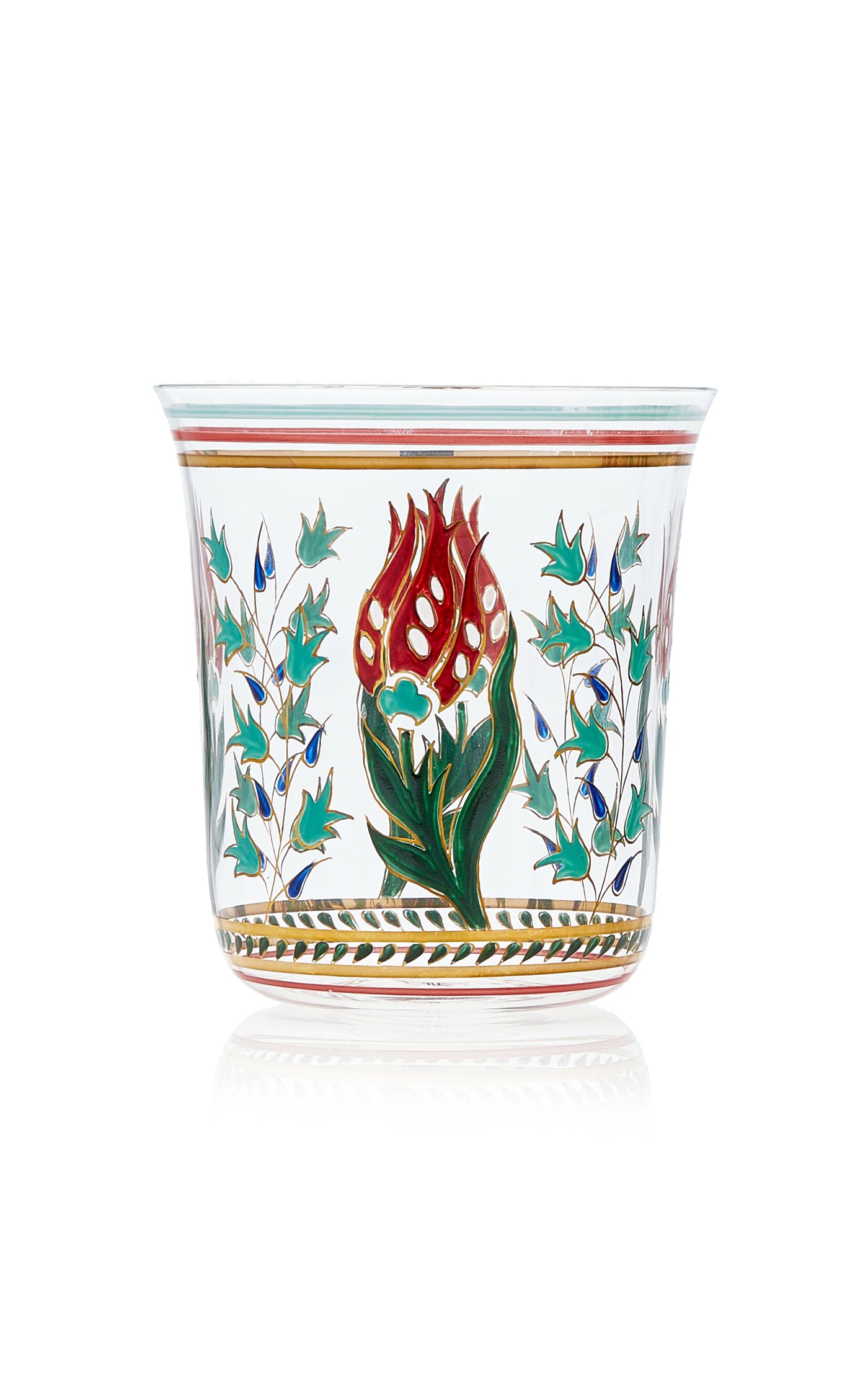 Persian No. 1 Handpainted Floral Motif Tumbler