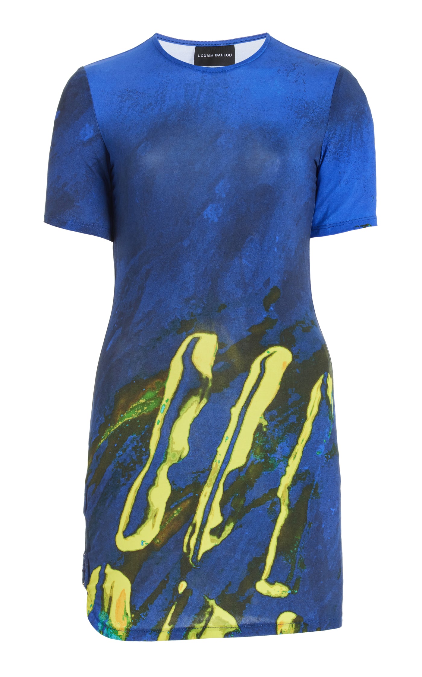 Double Ring Printed Mini Dress